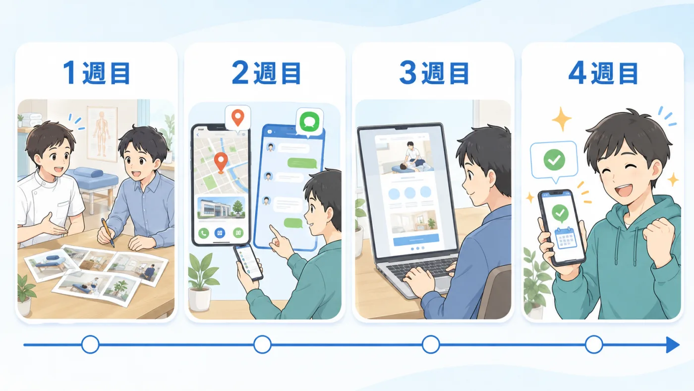 4週間の進め方